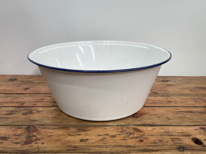 Vintage Enamel Wash Bowl  #6898
