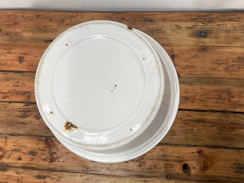 Vintage Enamel Wash Bowl  #6898