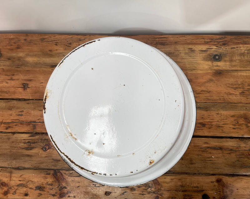 Vintage Enamel Wash Bowl  #6899