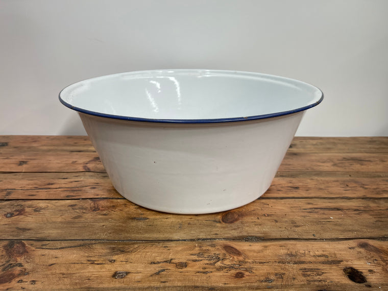 Vintage Enamel Wash Bowl  #6900