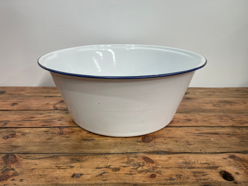 Vintage Enamel Wash Bowl  #6900