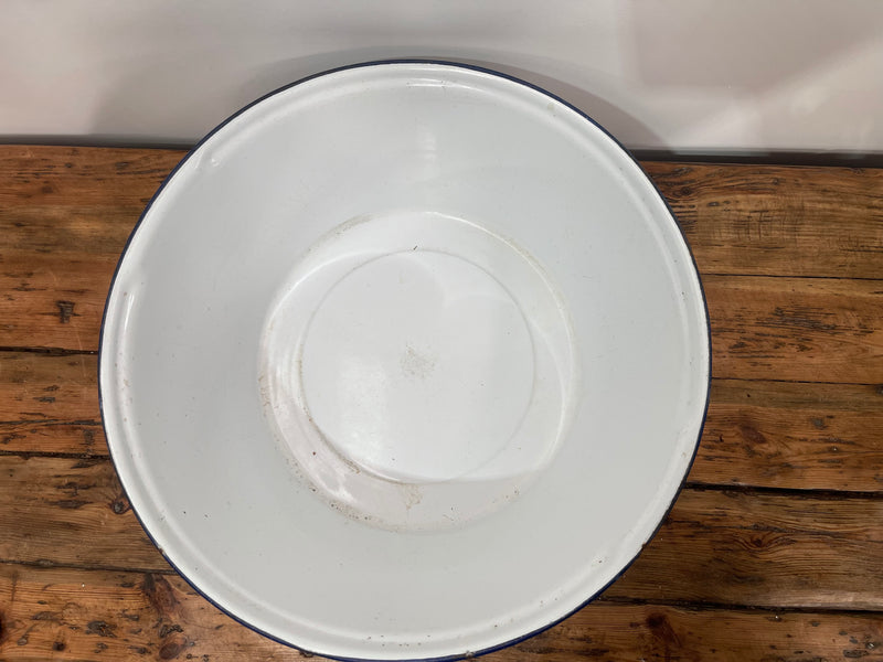 Vintage Enamel Wash Bowl  #6900