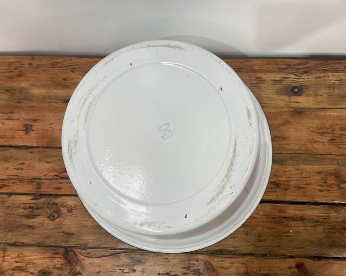 Vintage Enamel Wash Bowl  #6900