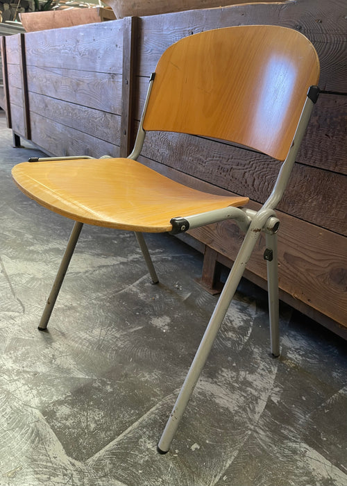 Vintage Dutch Stackable School Chair  #6905