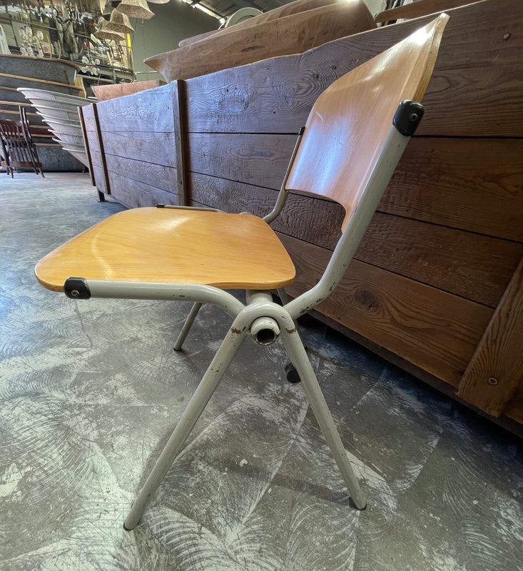 Vintage Dutch Stackable School Chair  #6905