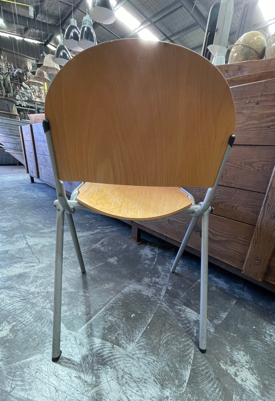 Vintage Dutch Stackable School Chair  #6905