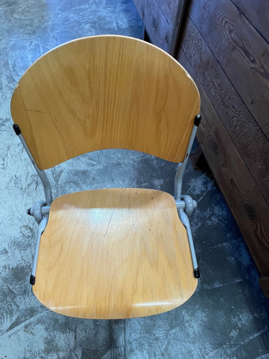 Vintage Dutch Stackable School Chair  #6905