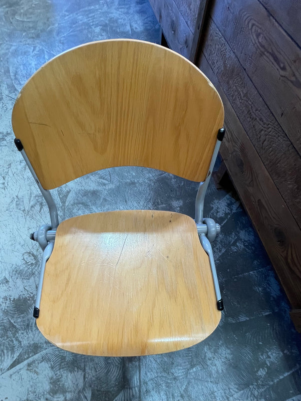 Vintage Dutch Stackable School Chair  #6905