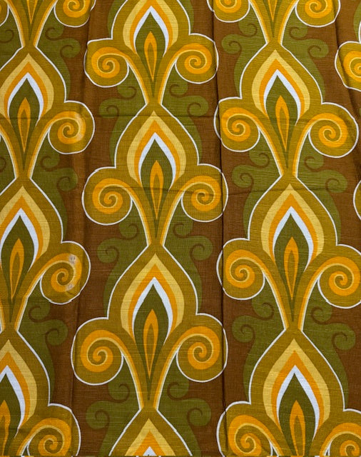1970s  Curtain/ Fabric  #F907  *Read Info*