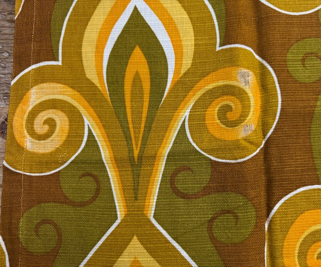 1970s  Curtain/ Fabric  #F906  *Read Info*