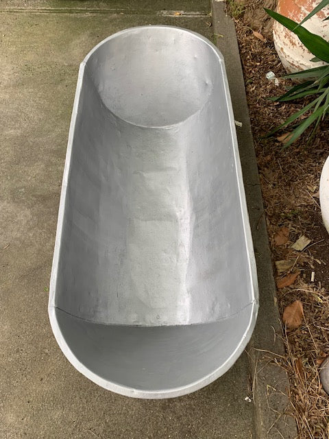 Rustic  European Galvanised Bathtub #5539