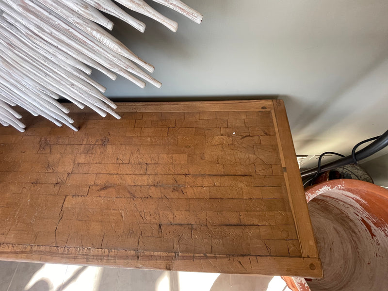 Vintage / Rustic  French Butchers Block #6907