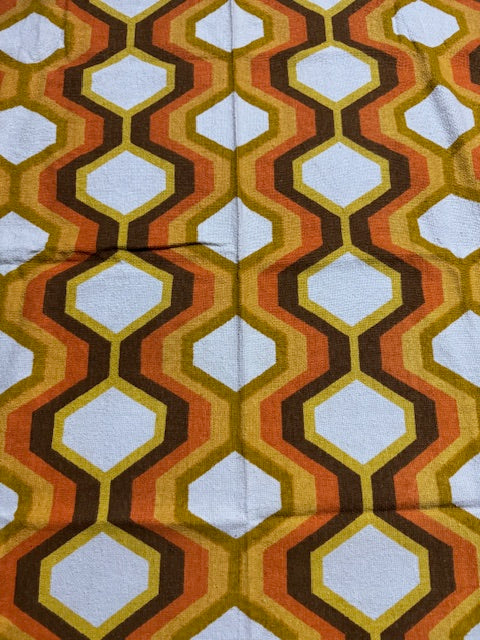 Vintage  Terry Towelling Curtain/ Fabric  #F922. *Read info*