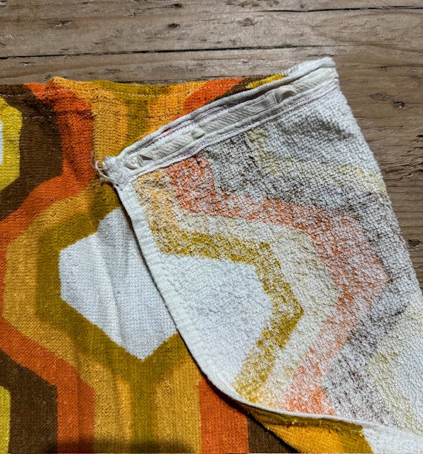 Vintage  Terry Towelling Curtain/ Fabric  #F922. *Read info*