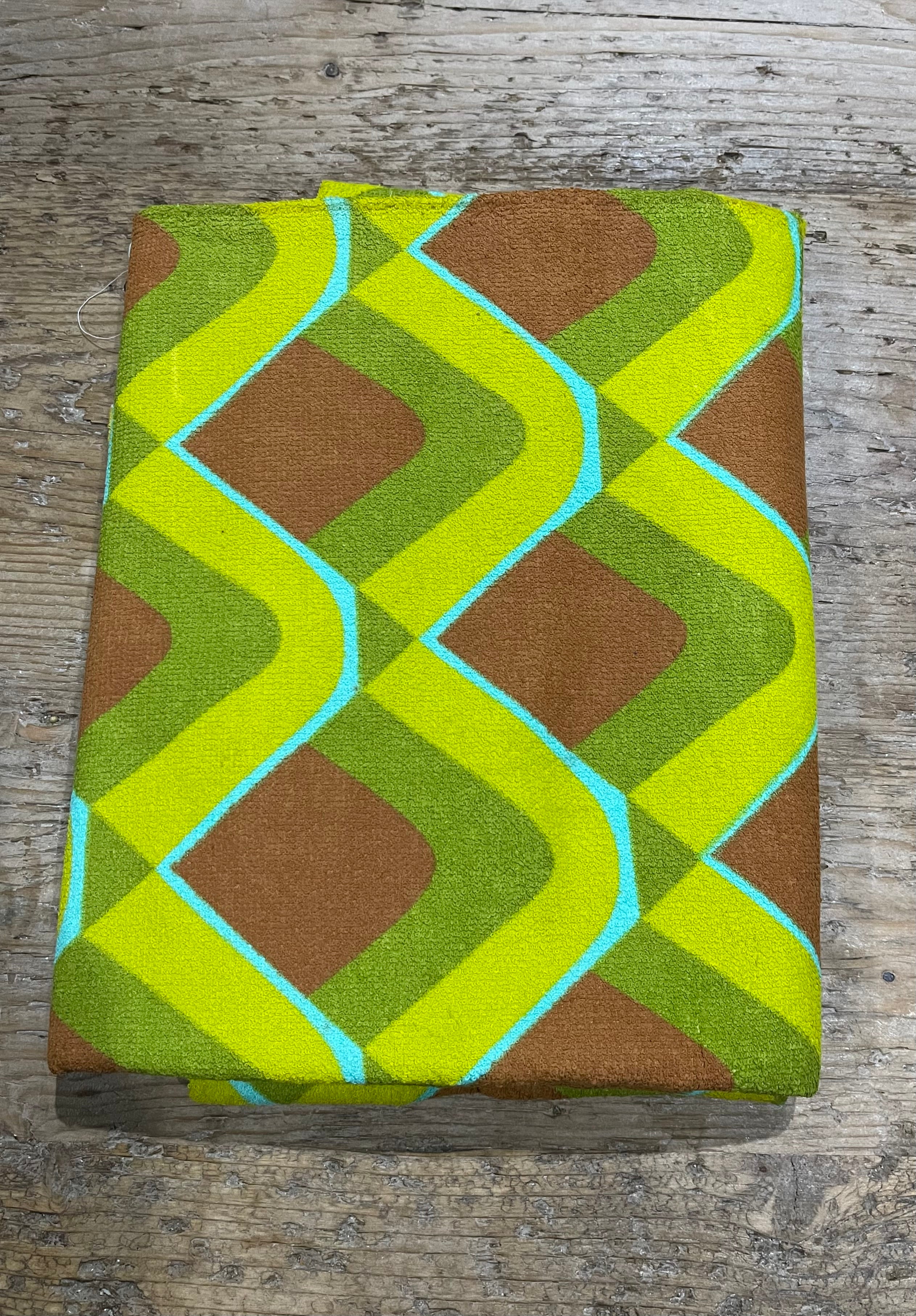 Vintage  Terry Towelling Curtain/ Fabric  #F706