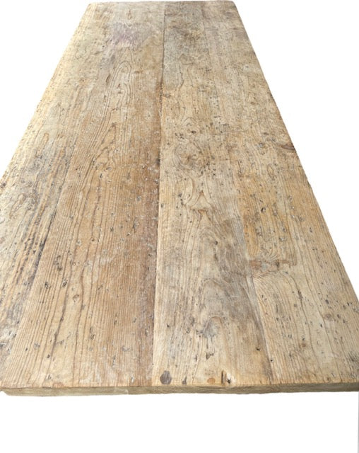 Vintage  Wooden Table  Top #6908