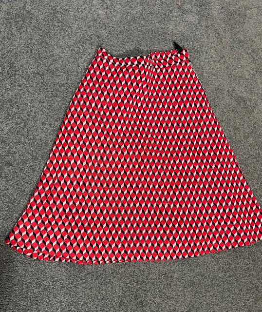 Vintage Crimplene  Skirt  #W203