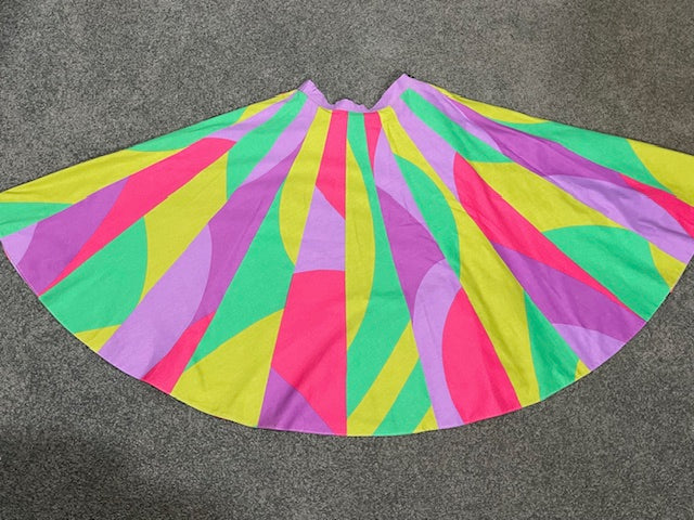 Vintage Cotton Circle Skirt  #W208