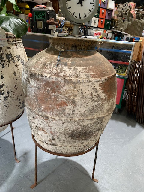 Rustic / Vintage Turkish Terracotta  Pot  #5613
