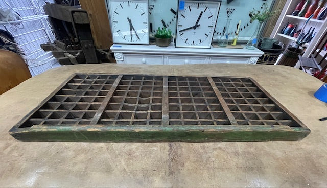 Vintage Wooden Printers Tray #6913