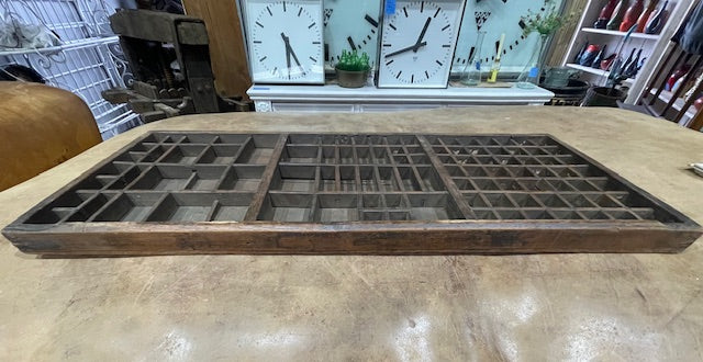 Vintage Wooden Printers Tray #6915