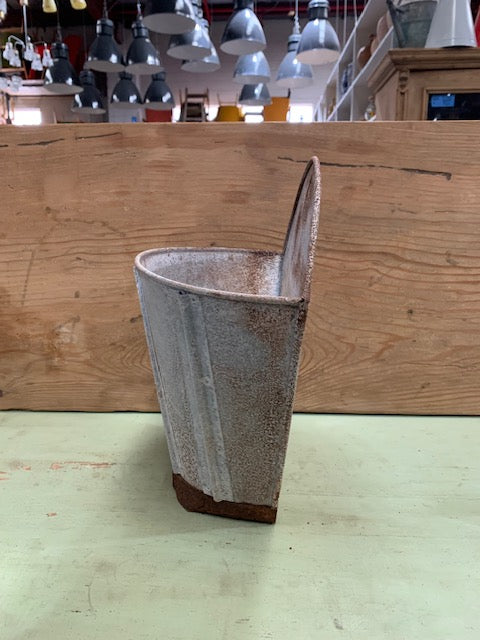 Vintage  Galvanised Wall Planter #5656  Byron