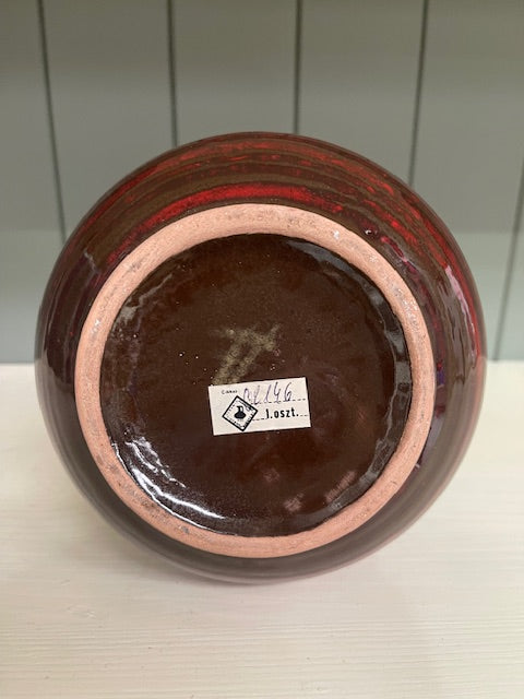 Vintage Hungarian Glazed  Vase   #6923