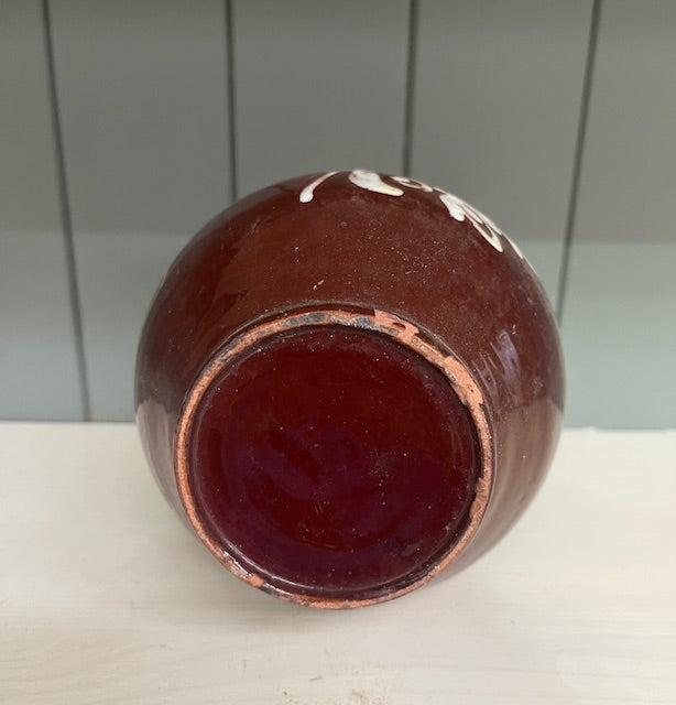 Vintage Rustic Hungarian Glazed  Jug  #6924
