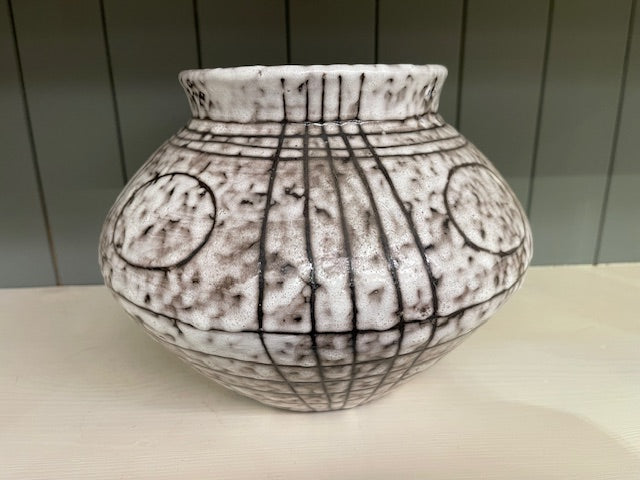 Vintage Hungarian Glazed  Vase   #6925