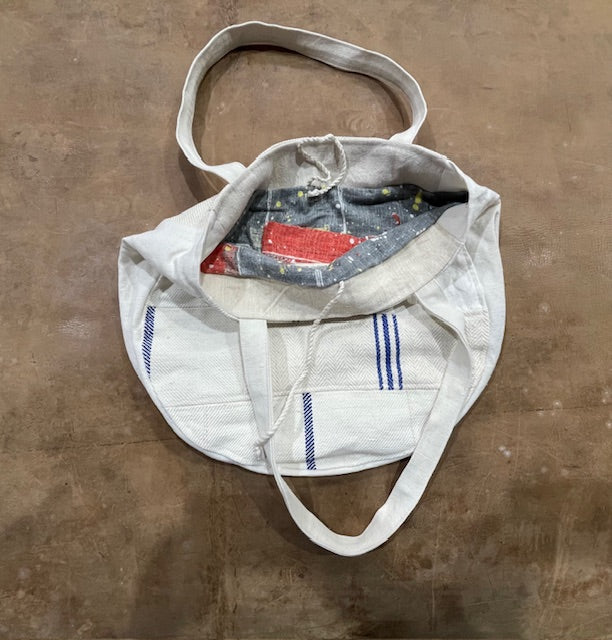 Linen Shoulder Bag  #6932