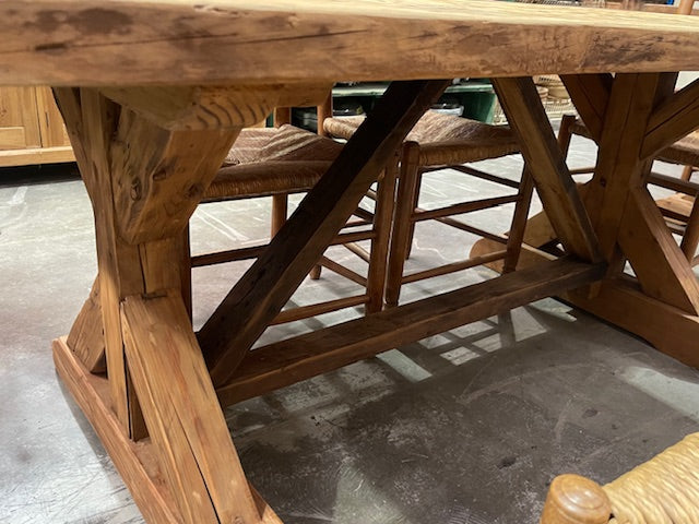 Old Baltic Pine  Dining Table  #6938