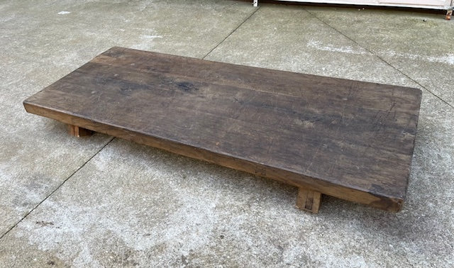 Vintage Wooden Console Table Top  #6947