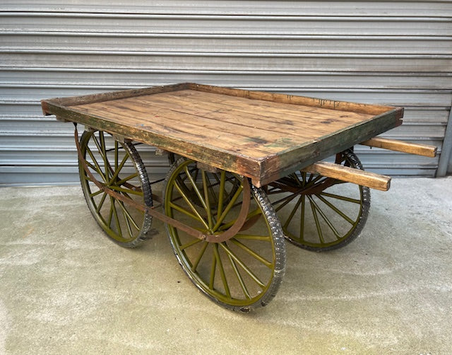 Vintage Street Vendor Market  Cart  #6948