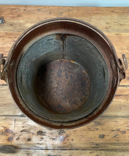 Galvanised  Metal Bucket  Planter   #6968