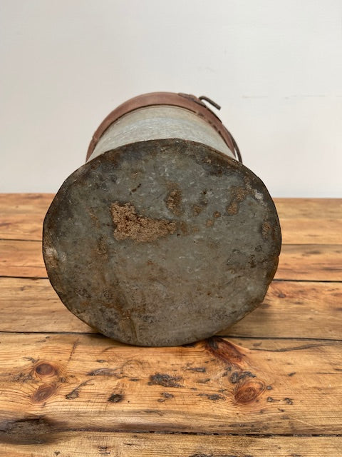 Galvanised  Metal Bucket  Planter   #6968