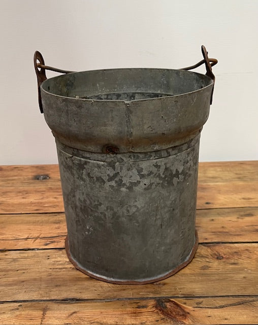 Galvanised  Metal Bucket  Planter   #6970