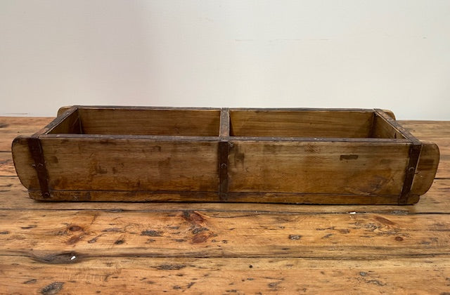 Vintage  Wooden Double Crate/Brick Mould  #6977