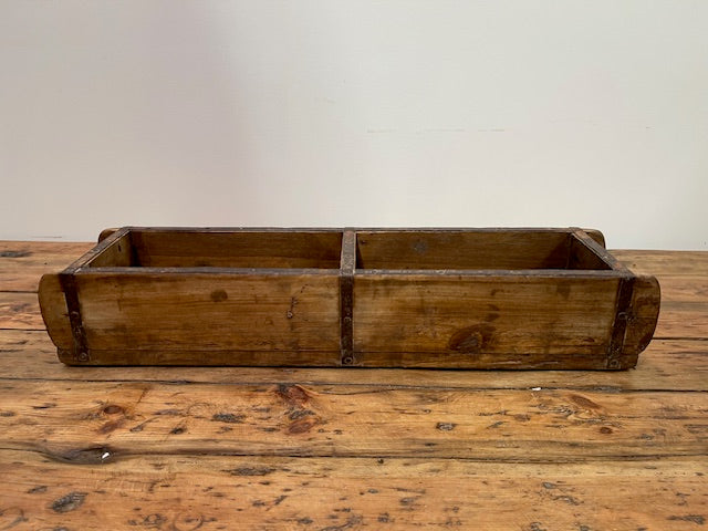 Vintage  Wooden Double Crate/Brick Mould  #6977