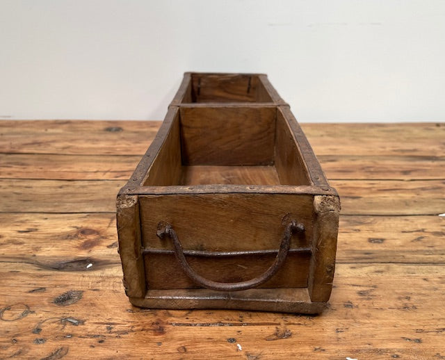 Vintage  Wooden Double Crate/Brick Mould  #6978