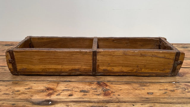 Vintage  Wooden Double Crate/Brick Mould  #6978