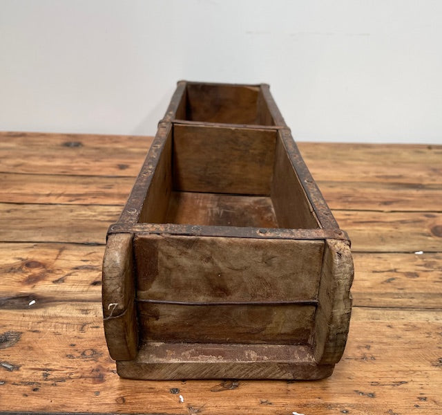 Vintage  Wooden Double Crate/Brick Mould  #6979