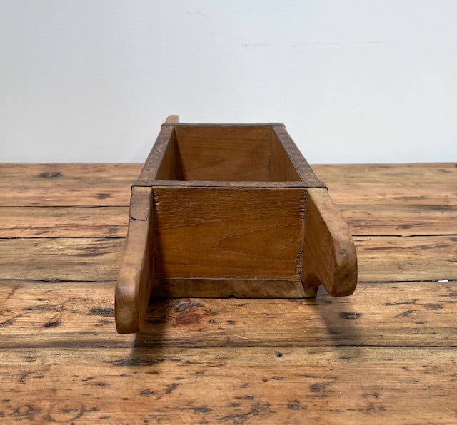 Vintage  Wooden Crate/Brick Mould with Handles   #6981