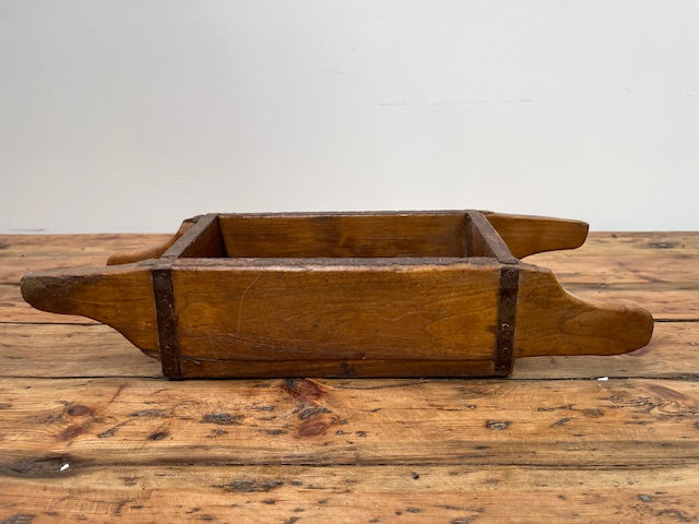 Vintage  Wooden Crate/Brick Mould with Handles   #6982