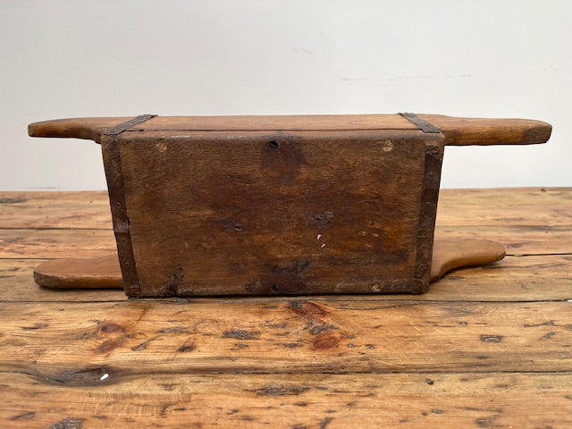 Vintage  Wooden Crate/Brick Mould with Handles   #6982