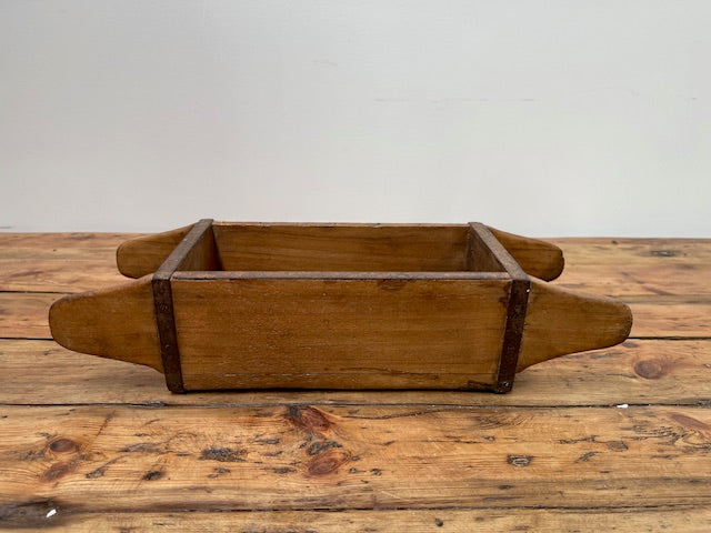 Vintage  Wooden Crate/Brick Mould with Handles   #6984