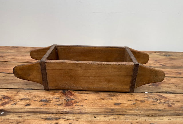 Vintage  Wooden Crate/Brick Mould with Handles   #6984