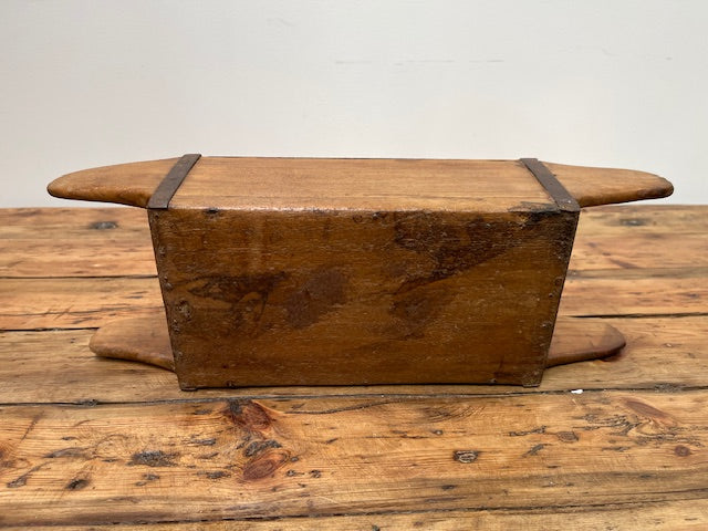 Vintage  Wooden Crate/Brick Mould with Handles   #6984