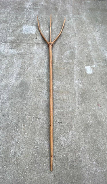 Vintage  European Wooden Hay Fork # 6987
