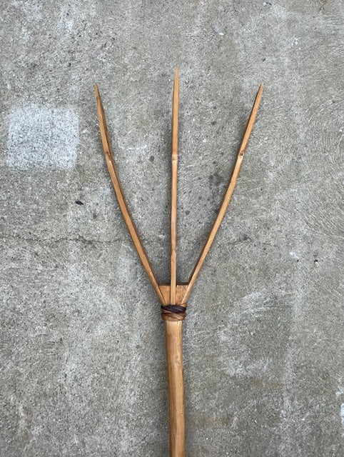 Vintage  European Wooden Hay Fork # 6987