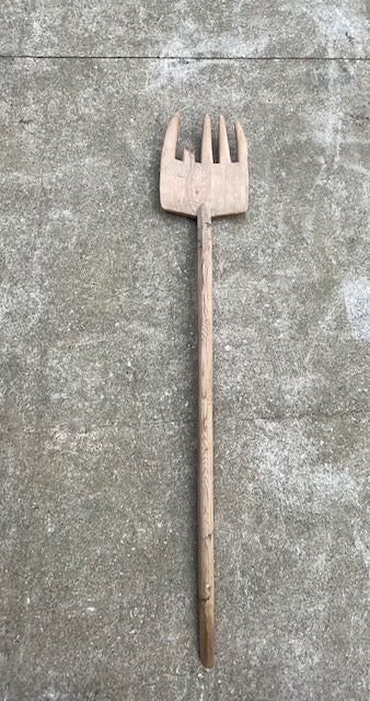 Vintage  European Wooden Fork # 6988